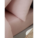 Catherine Lansfield Brushed Cotton Double Fitted Sheet In Pink