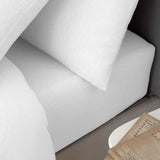 Catherine Lansfield Brushed Cotton Double Fitted Sheet In White
