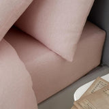 Catherine Lansfield Brushed Cotton Super King Fitted Sheet In Pink