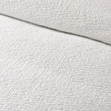Catherine Lansfield Crinkle Seersucker King Duvet Cover Set In White