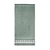 Catherine Lansfield 'Palm Trees' Cotton Beach Towel in Sage