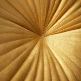 Catherine Lansfield Round Soft Touch Cushion in Mustard