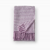 Catherine Lansfield Stab Stitch Throw In Lilac