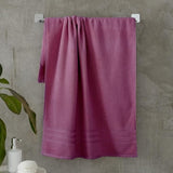 Catherine Lansfield Zero Twist Soft & Absorbent Cotton Bath Sheet In Raspberry