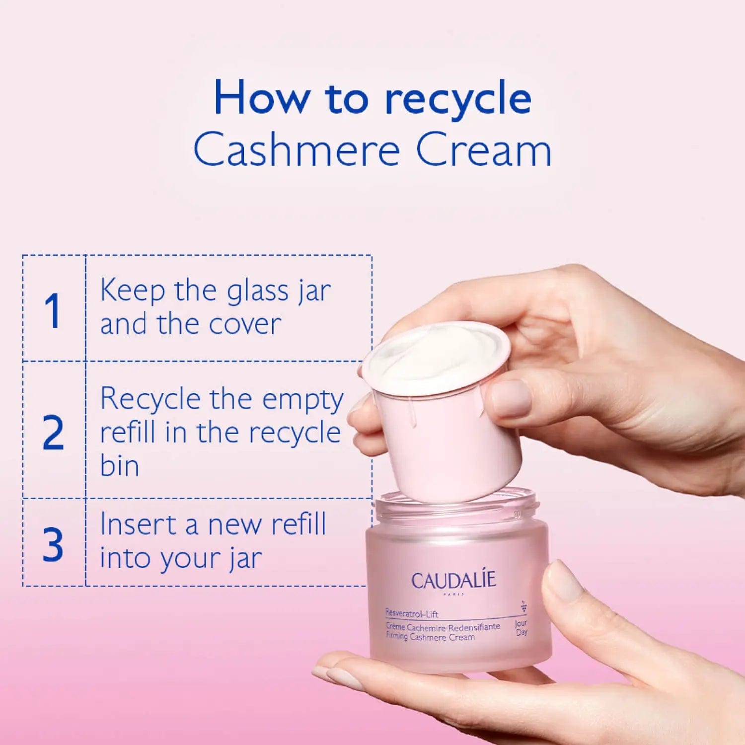 Caudalie Resveratrol Lift Cashmere Cream Refill 50ml