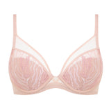 Chantelle Electra Plunge T-Shirt Bra In Nude Camaieu