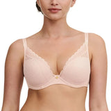 Chantelle Norah Chic Plunge TShirt Bra in Dusky Pink