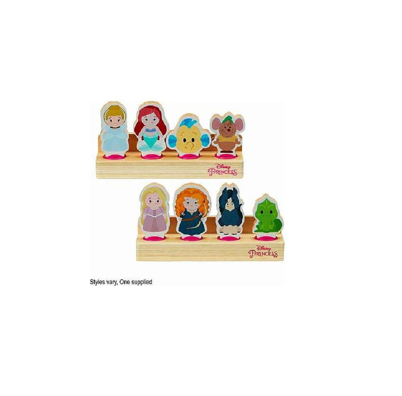Disney Princess World of Wooden Toys 4 Figure Set Princess - 1 Pack