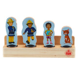 Fireman Sam Wooden 4 Pack of Two Sided Figures