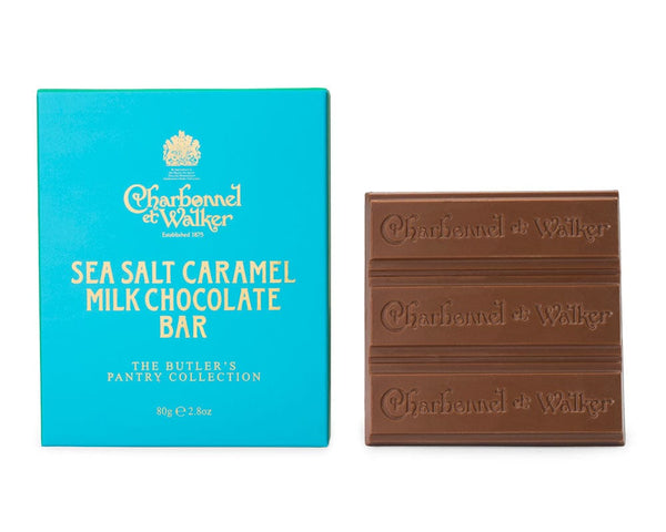 Charbonnel et Walker Milk Sea Salt Caramel Chocolate Butler Bar 80G