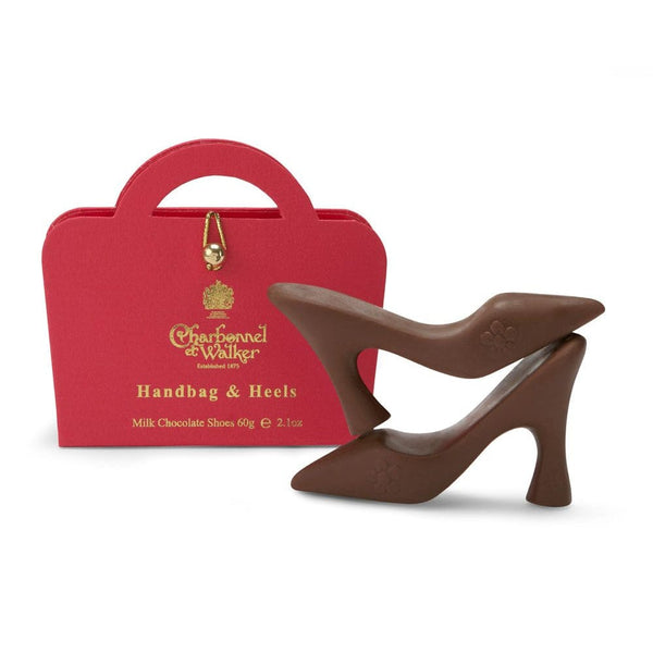 Charbonnel et Walker Pink Handbag & Milk Chocolate Heels 60G