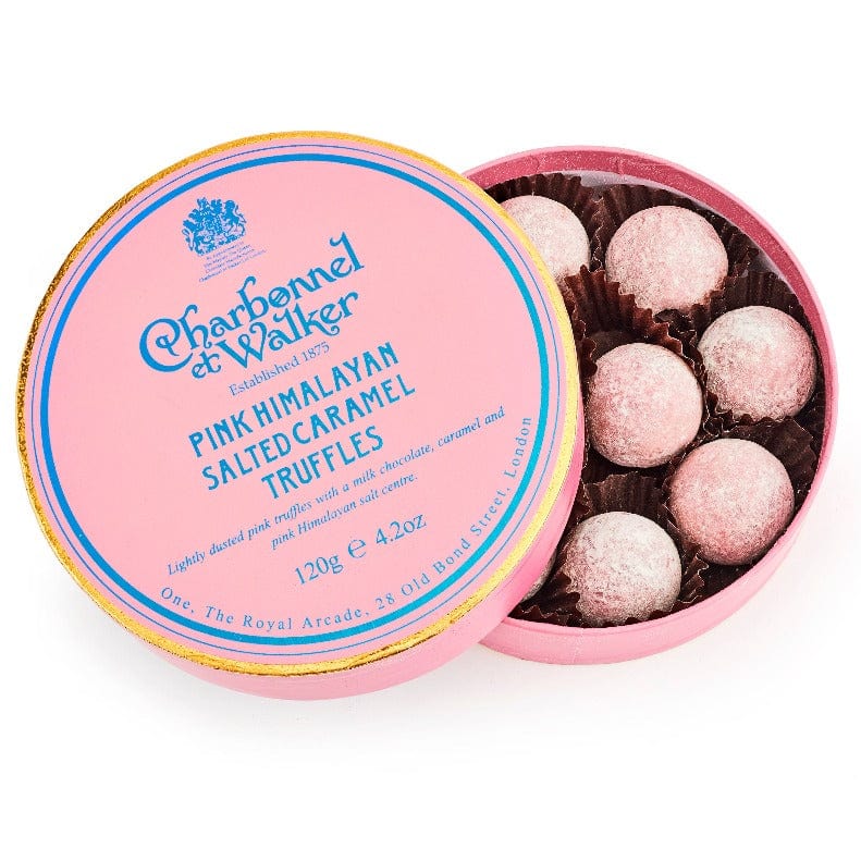 Charbonnel et Walker Pink Himalayan Salted Caramel Chocolate Truffles 120G