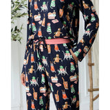 Chelsea Peers Christmas Cats Long Pyjama Set