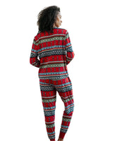 Chelsea Peers Christmas Long Pyjama Set in Nutcracker Print
