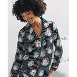 Chelsea Peers Disco Ball Print Long Pyjama Set