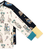 Chelsea Peers Kids Tennis Dogs Print / Cockapoo Snooze Print Long Pyjama Set