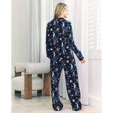 Chelsea Peers Organic Cotton Mystic Moon Print Long Pyjama Set