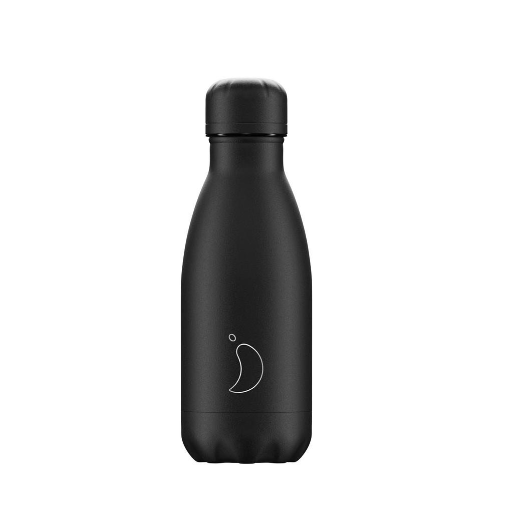 Chilly's Monochrome Flask All Black 260ml