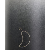 Chilly's Original Water Bottle In Black Pebble, 500ml