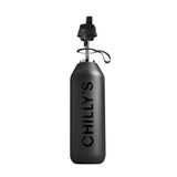 Chilly's Series 2 Flip Bottle In Abyss Black, 1L