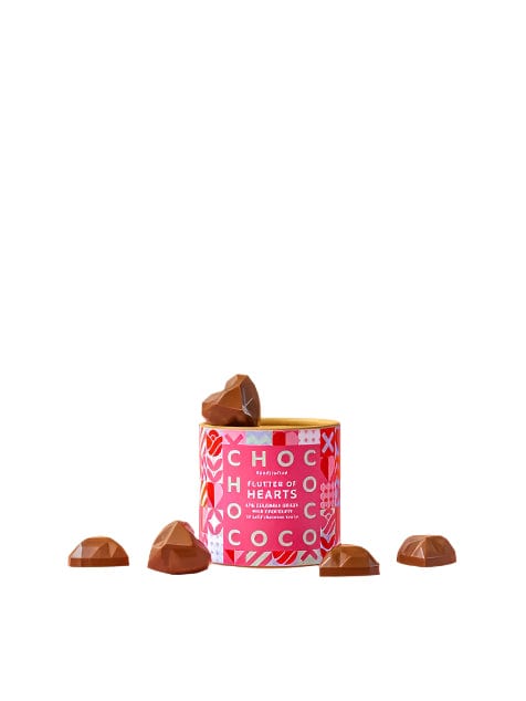 Chococo Flutter Hearts Chocolate Box 80g