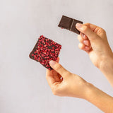 Chococo Ravishing Raspberry Studded 72% Ecuador Chocolate Bar(Vf)