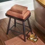 Christy Brixton Textured Hand Towel in Terracotta