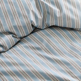 Christy Calder Stripe Double Size Duvet Set In Blue
