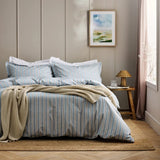 Christy Calder Stripe S-King Duvet Set In Blue