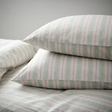 Christy Calder Stripe Standard Pillowcase Pair in Pink