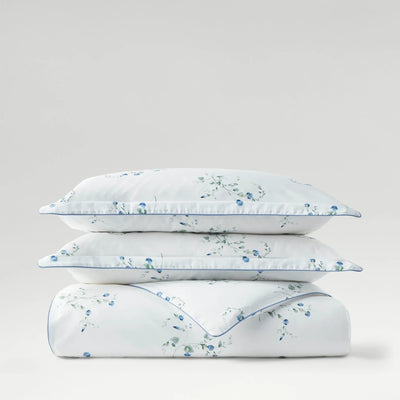 Christy Forget Me Not King Size Duvet Set In Blue
