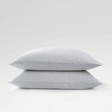 Christy Gingham Yarn Dye S-King Duvet Set In Blue