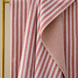 Christy Portobello Stripe Bath Towel In Rose