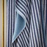 Christy Portobello Stripe Towel In Chalk Blue