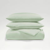 Christy Pure Organic Cotton Duvet Set in Sage Double
