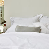 Christy Pure Organic Cotton Oxford Pillowcases in White