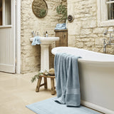 Christy Renaissance Egyptian Cotton Bath Sheet in Soft Chambray