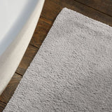 Christy Reversible Bath Rug In Silver