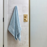 Christy Serene Bath Towel In Faded Denim