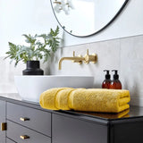Christy Signum Bath Towel in Mustard