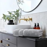 Christy Signum Hand Towel in Dove Grey
