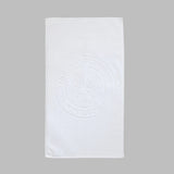 Christy Wimbledon Logo Bath Towel In White