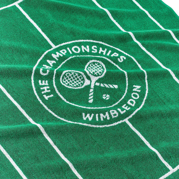 Wimbledon Championship Towel 2021 in Green/Purple