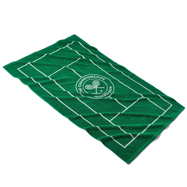 Wimbledon Championship Towel 2021 in Green/Purple