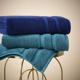 Christy Signum Face Towel 30cm x 30cm in Lazuli