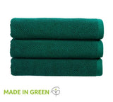 Christy Brixton Towels Emerald and Bath Mats