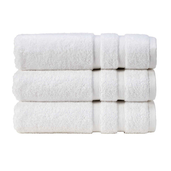 Christy Signum Towel White Bath Sheet 90cm x 150cm