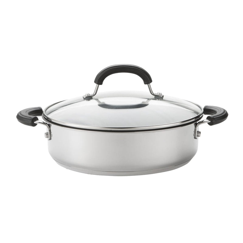 Circulon Total Stainless Steel Shallow Casserole 24cm