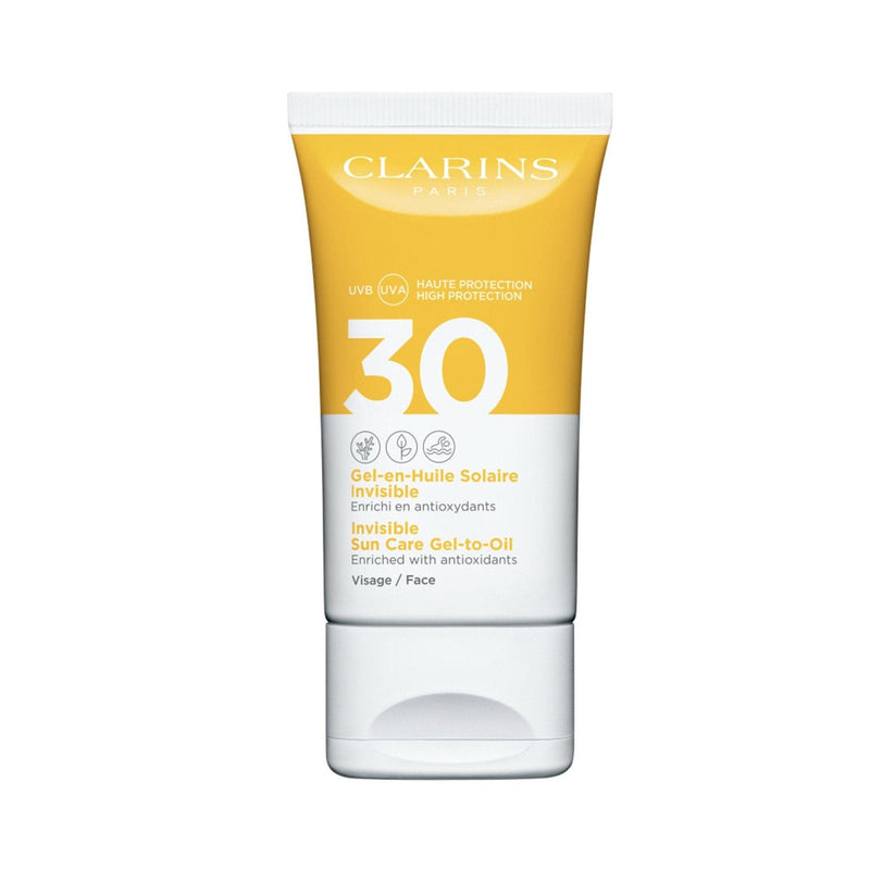 Clarins Invisible Sun Care Gel-To-Oil UVB/UVA 30 for Face 50ml