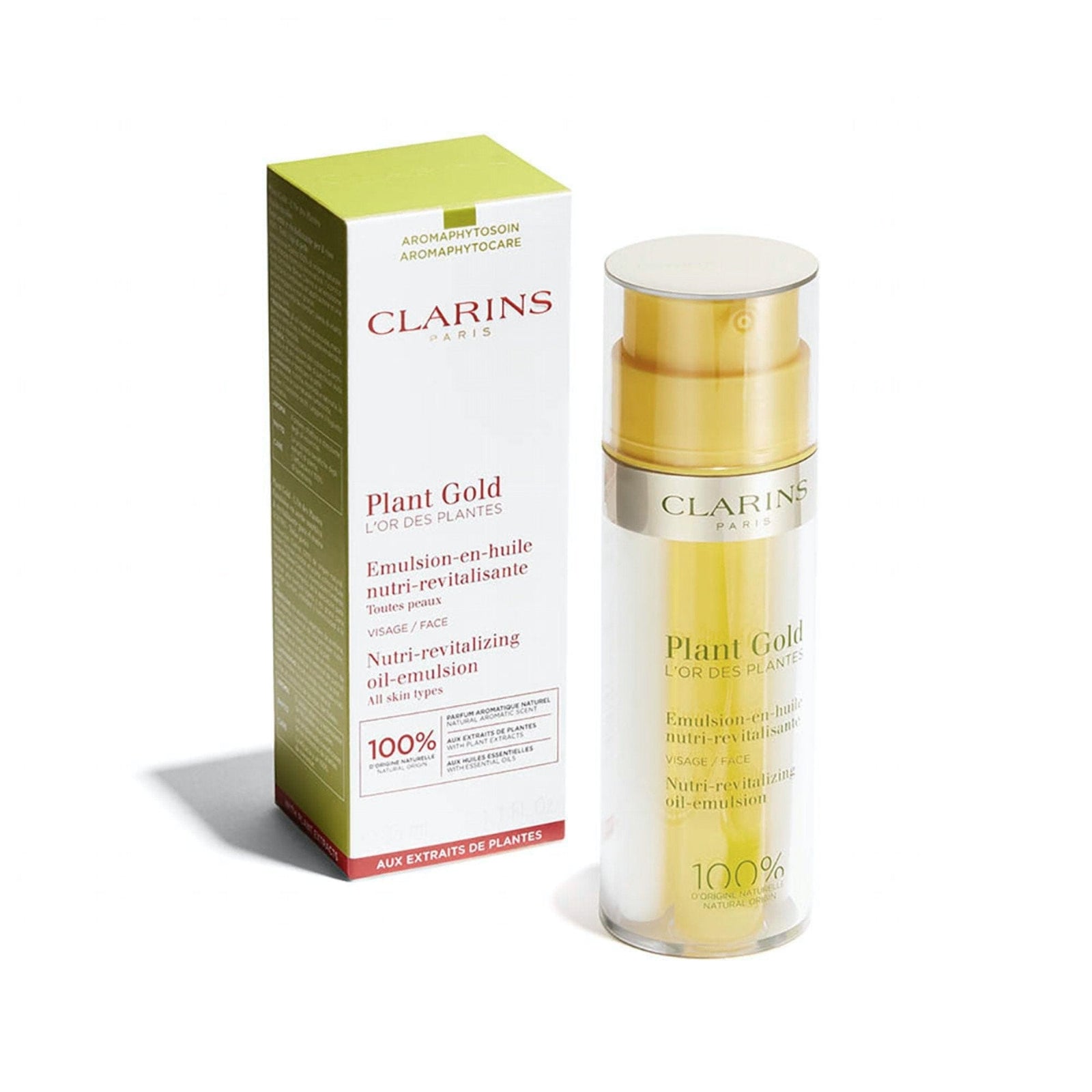 CLARINS Plant Gold 35ml 乳液 Clarins Plant Gold Nutri-Revitalizing Oil-Emulsion Moisturiser 35ml
